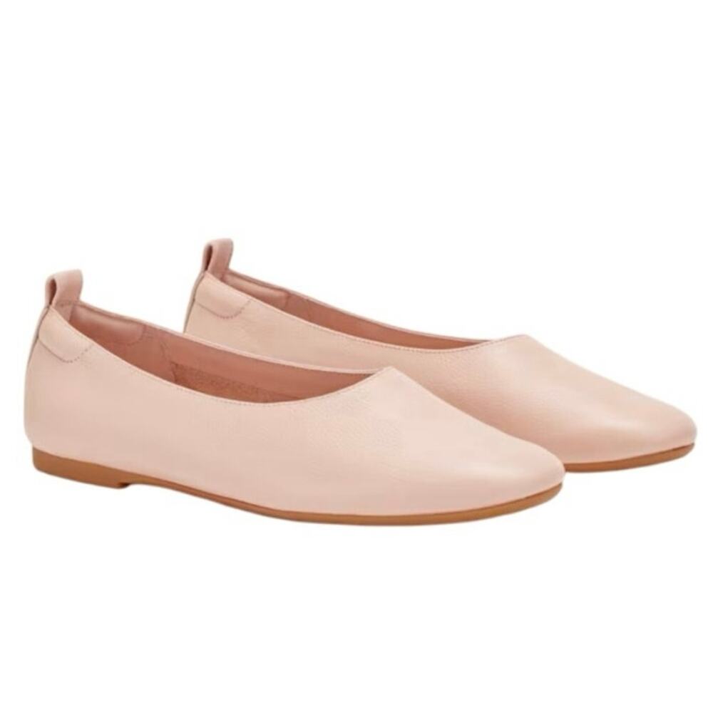 EVERLANE Women’s The Day Glove Leather Ballet Flats in pale pink-Size 9.5